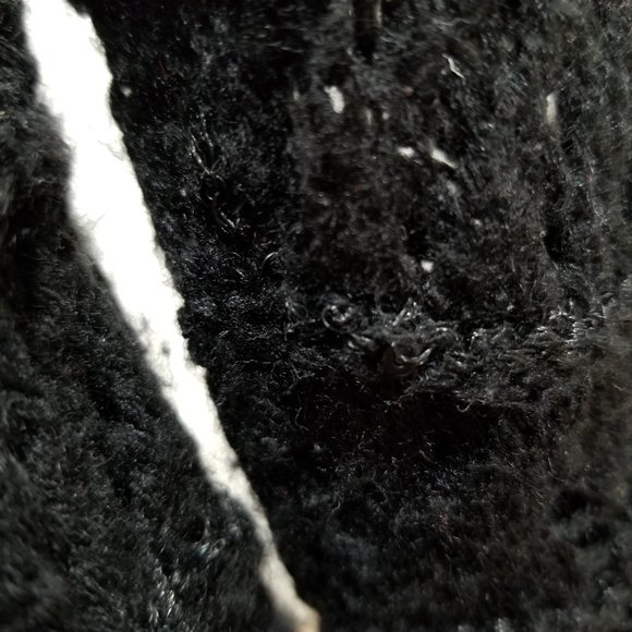 Delia's sweater Medium sequin embellished pullover open knit crochet acrylic - Picture 9 of 11